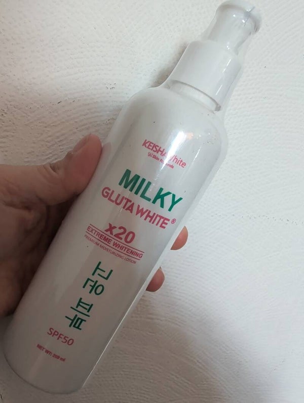 Keisha white Milky Gluta white X 20 lotion SPF 50