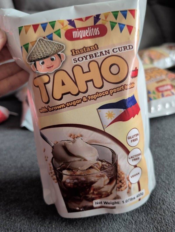 TAHO mix soybean curd - Miguelitos 485g (w/ brown sugar and tapioca pearl inside