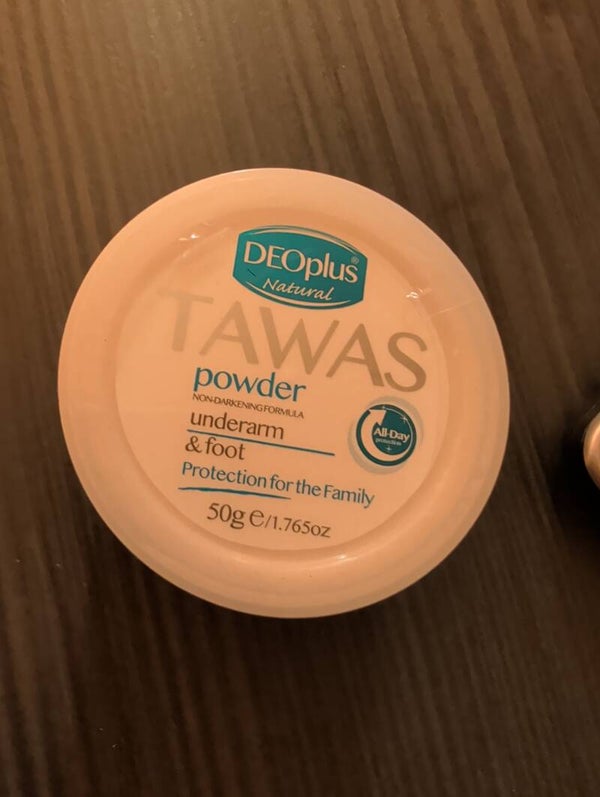Tawas powder DEOplus 50g underarm and foot