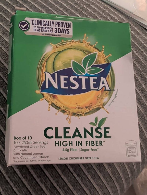 Nestea cleanse high in fiber