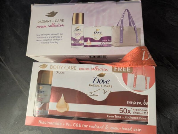 Dove Radiant + Care set with deo LIMITED