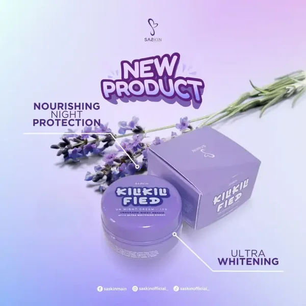 SaSkin Kili-Kili Fied UA night Cream Miss Flawless 10g