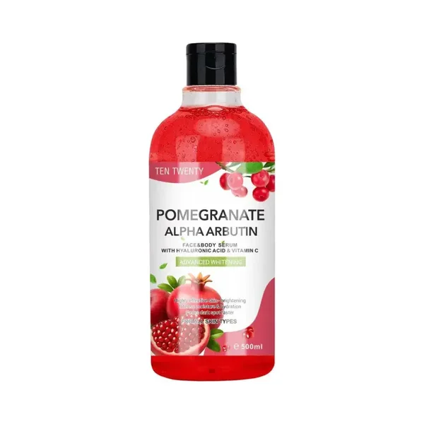 TEN TWENTY POMEGRANATE ALPHA ARBUTIN FACE & BODY SERUM