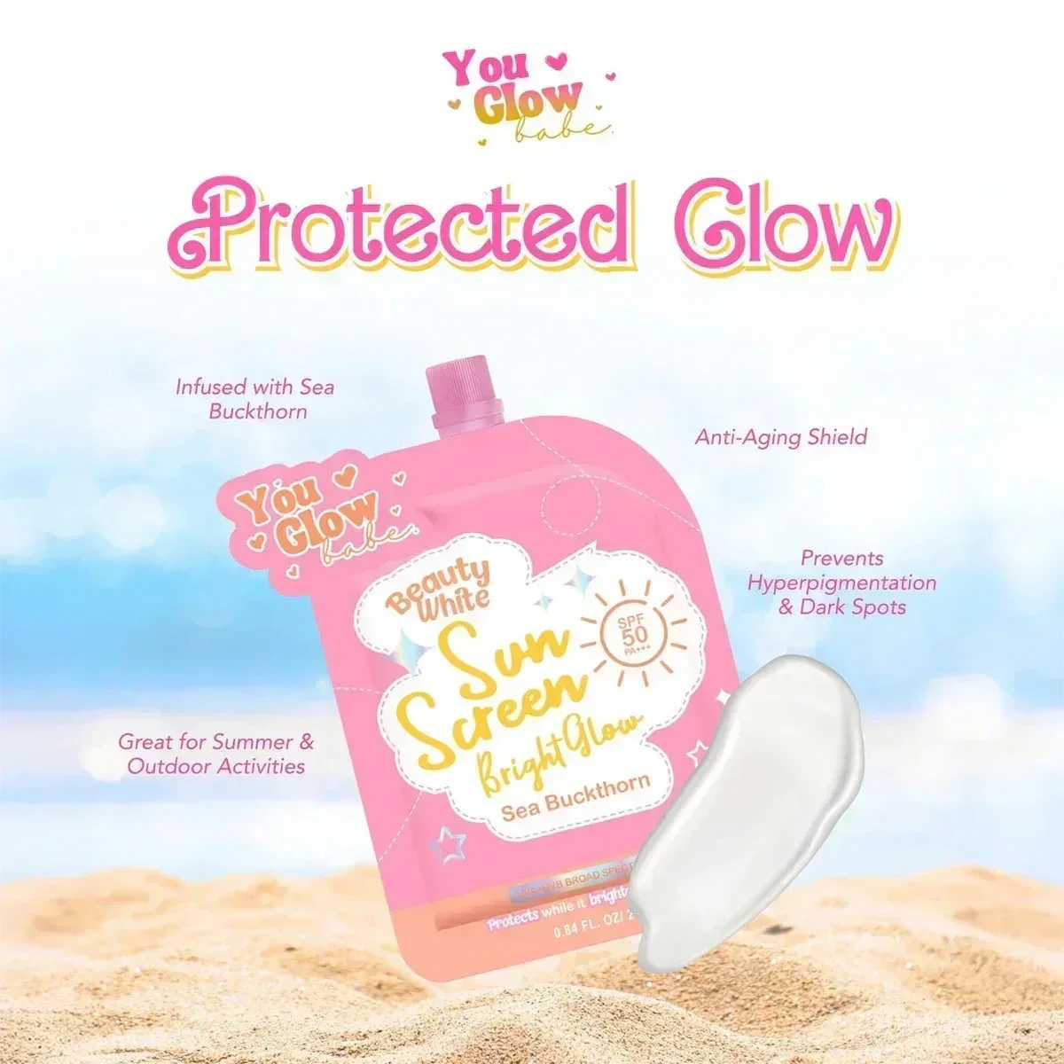 You Glow Babe Beauty White Sunscreen - 25g