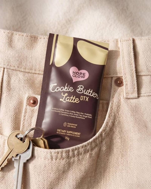Hope glow cookie butter latte