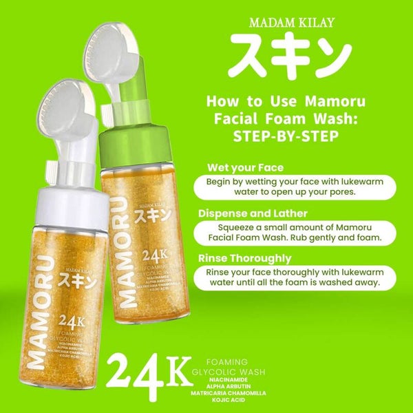 Mamoru facial wash 24k