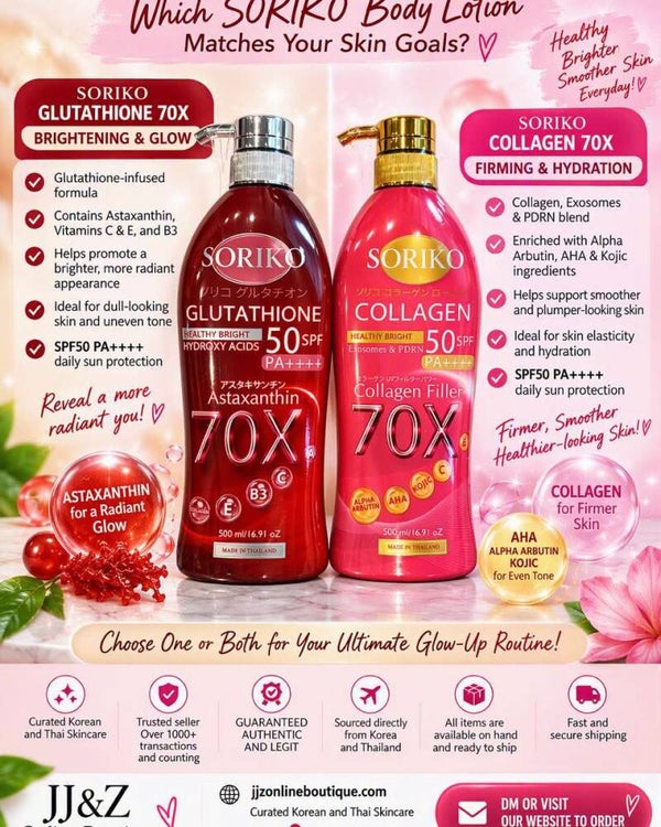 Soriko Glutathione 50 spf Astaxanthin 70x 500ml
