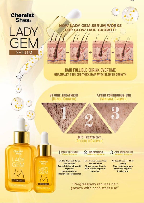Lady Gem Chemist shea serum 50 ML