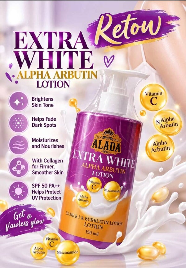 Alada EXTRA WHITE alpha arbutin lotion
