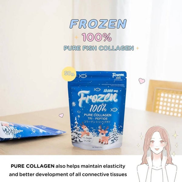Frozen 100% Pure Collagen Tri - Peptide 50,000 mg