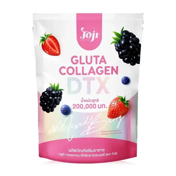 JOJI Secret Young Gluta Collagen DTX | Thai-Made Mixed Berry Beauty Drink 10 Sachets