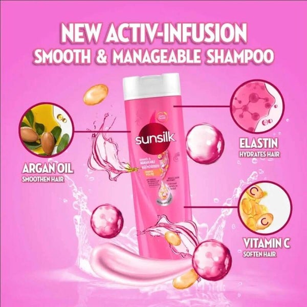 SUNSILK Shampoo Smooth & Manageable 350ML