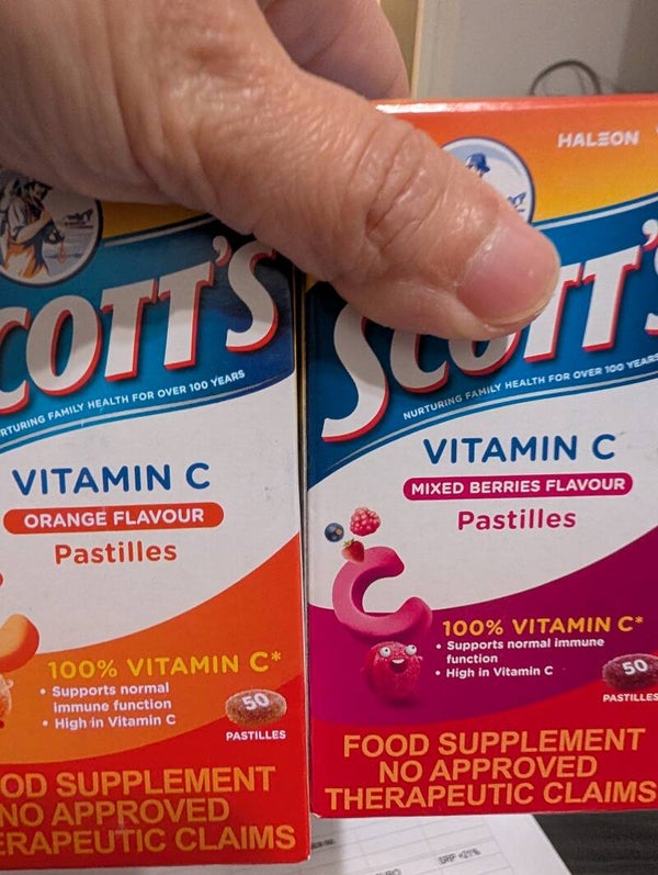SCOTTS vit C pastilles 50s