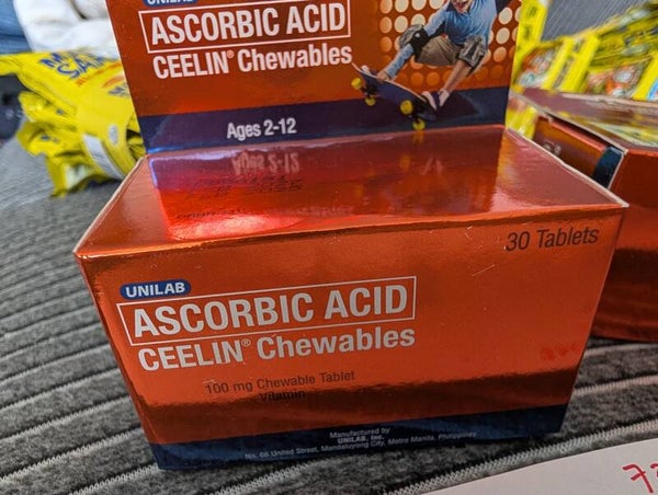 Ascorbic acid CEELIN chewables 30 tabs
