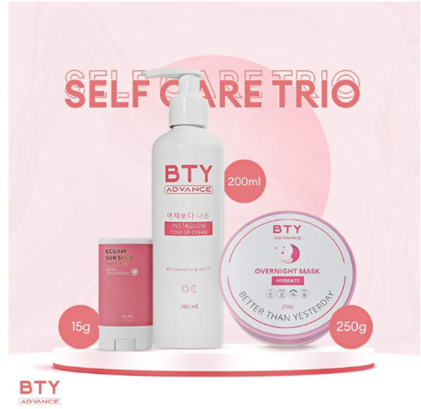 BTY Advance Power Trio Set (Overnight Mask+Instaglow+Sunstick)