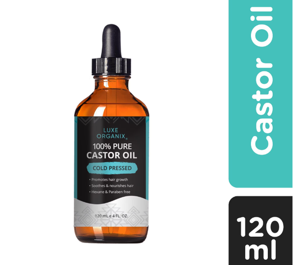 Luxe Organix Castor Oil Drops 120ml