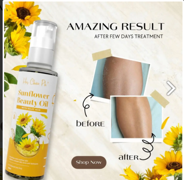 Her Choice PH Sunflower Beauty Oil 100ml