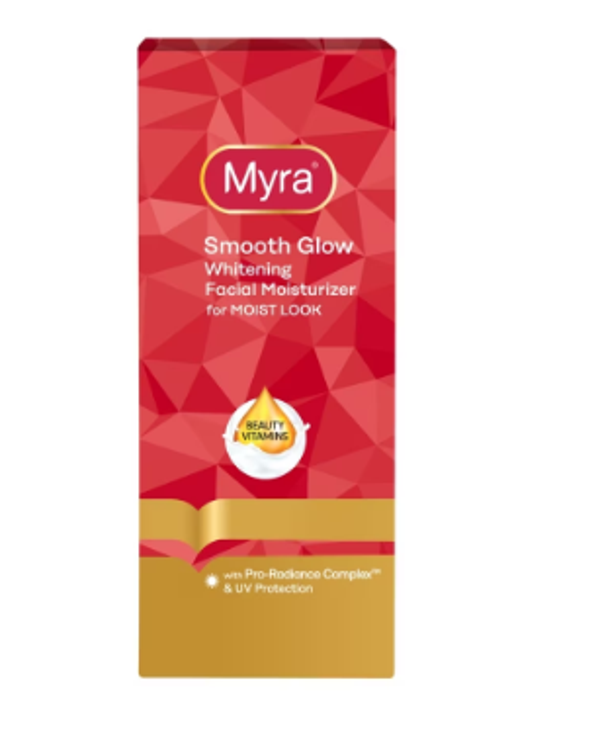 Myra E Smooth Glow Whitening Facial Moisturizer 40ml
