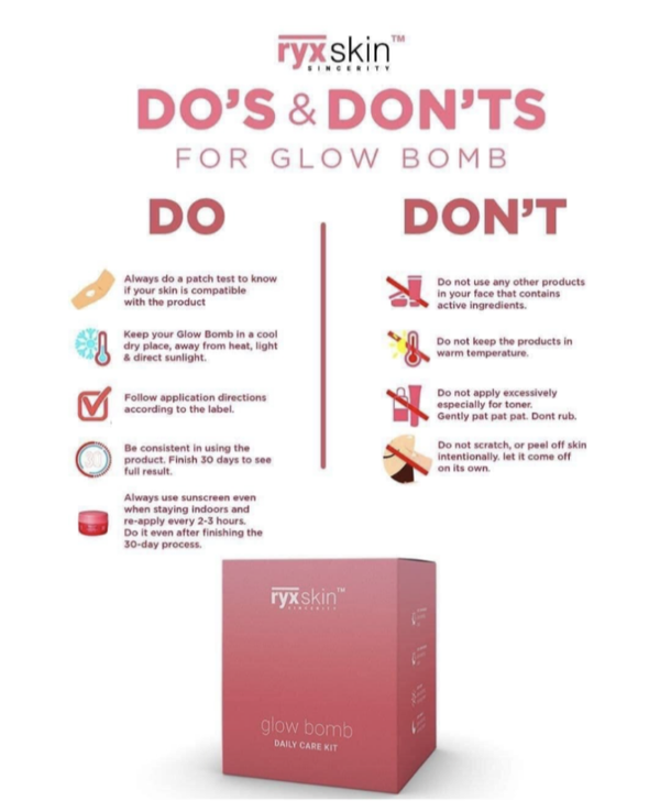 Ryx Skincerity Glow Bomb Daily Care Kit