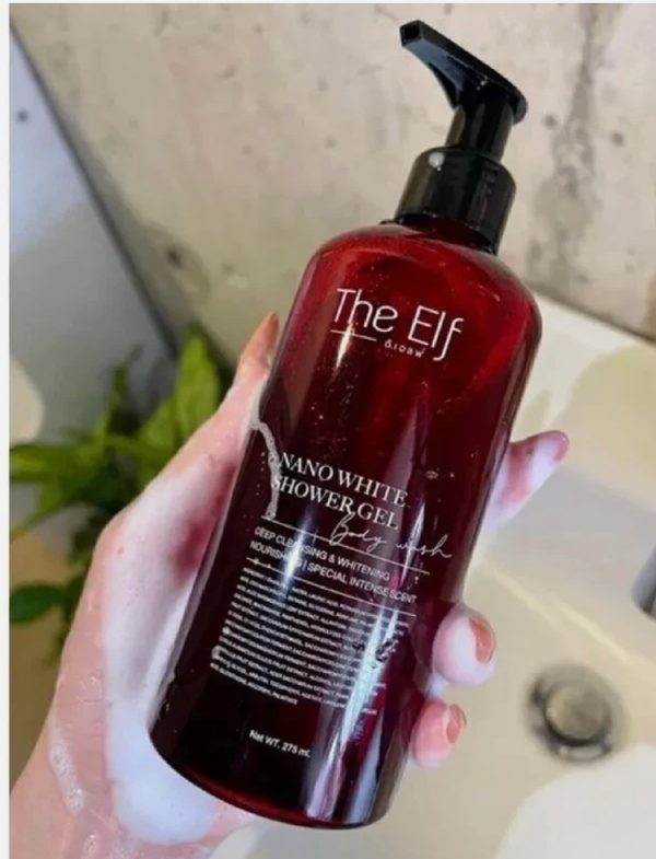 The Elf Nano White Shower Gel Reveal bright skin Smooth soft moisture 275 ml