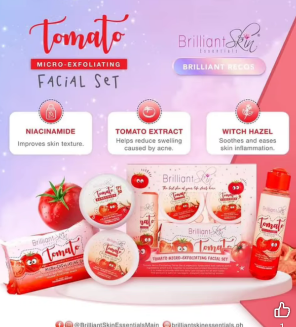 Brilliant Skin Tomato Facial Set
