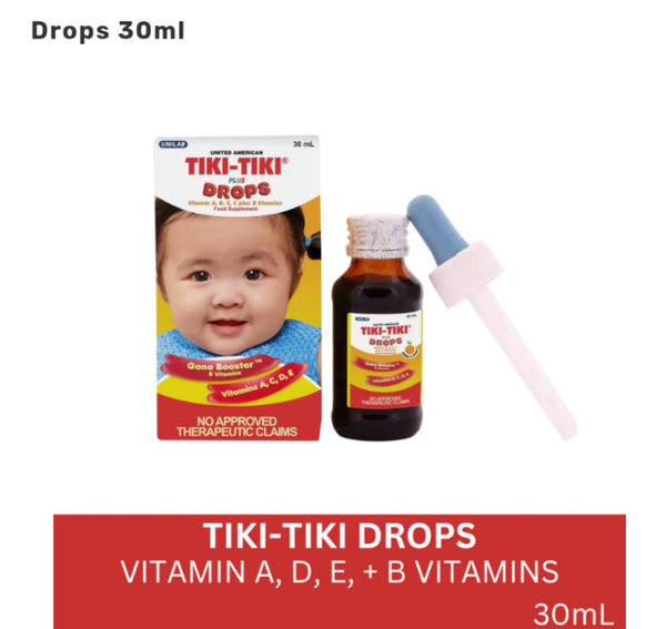 United TIKI TIKI DROPS 30ML  6 months to 2 years old
