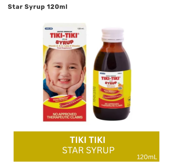 United TIKI TIKI syrup 120 ML 1 to 12 years old