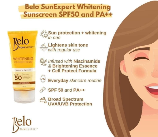 Belo Sun Expert Whitening Sunscreen SPF50 PA++ 50 ml