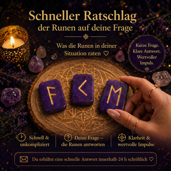 Schneller Rat in 24 Stunden für deine Situation (1 Frage) in deutscher Sprache