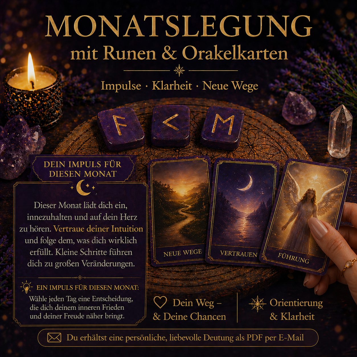 Monatslegung in deutscher Sprache