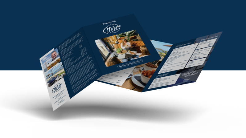 Storm beachbar & bistro - menukaart afbeelding