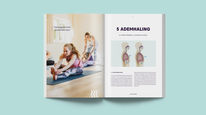 Yoga For Surfers spread hoofdstuk 5 ademhaling