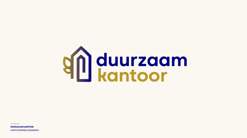 Logofolio, een greep uit de logo's en corporate identities voor diverse bedrijven, hier zie je het logo van Duurzaam kantoor