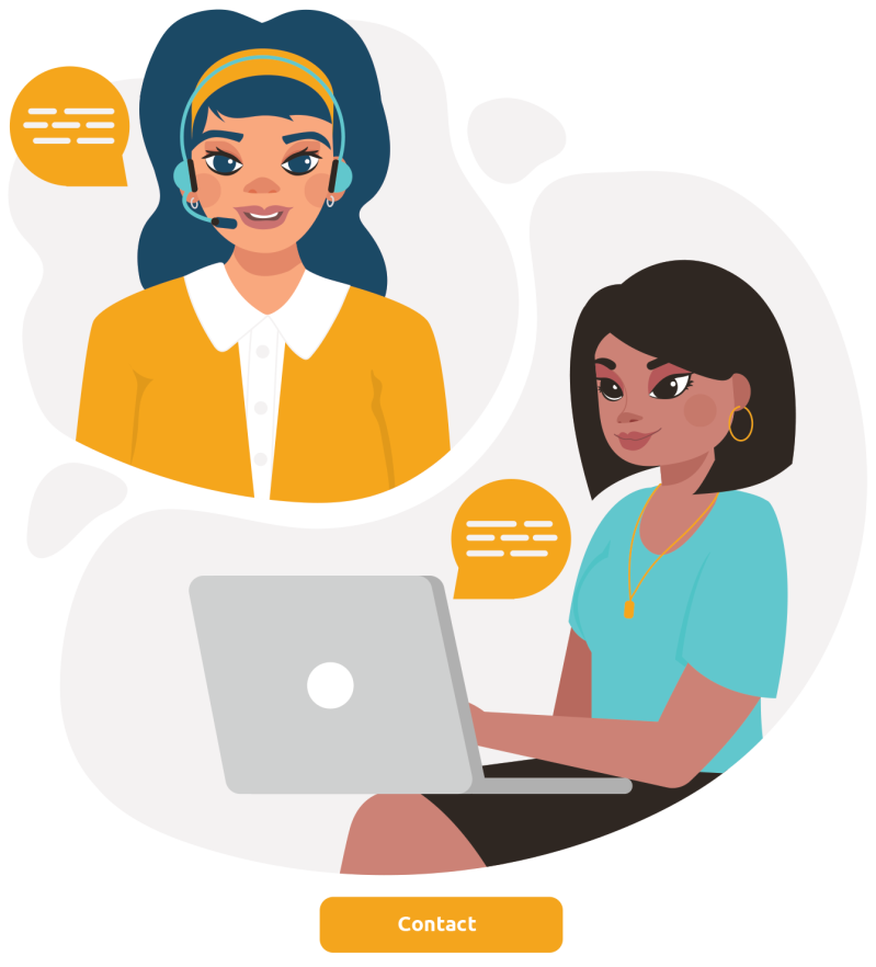 portfolio Prodeba website hoofddiensten illustratie contact