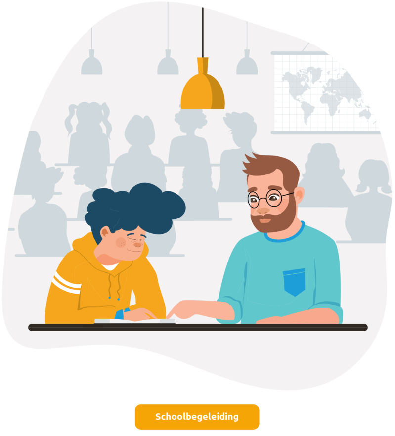 portfolio Prodeba website subdiensten illustratie schoolbegeleiding