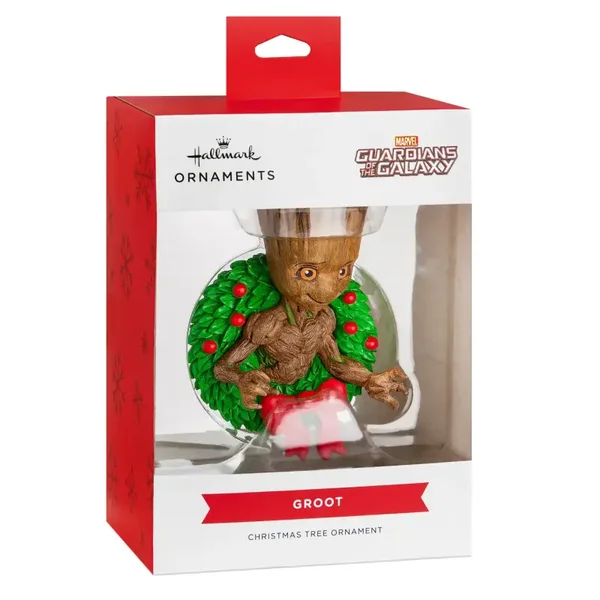 Marvel Groot & Christmas Wreath Ornament – Collectable