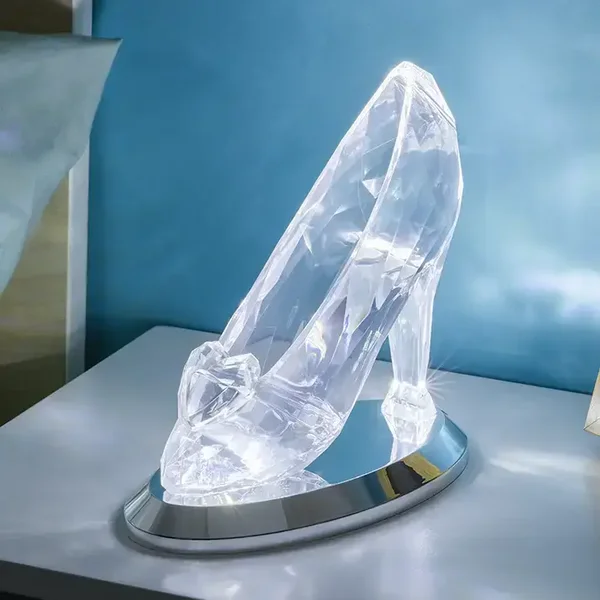 Cinderella Glass Slipper 3D Light – LED Night Light