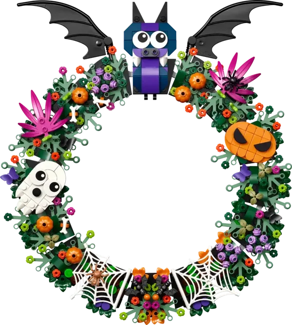 Lego Halloween Wreath