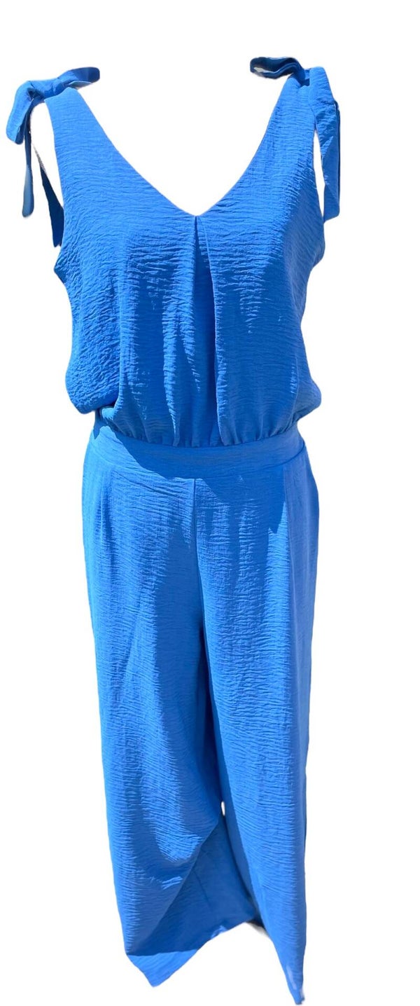 Combinaison Pantalon Claire bleu électrique