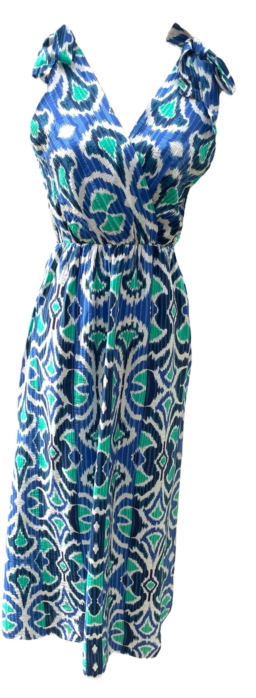 Robe Longue Shanna Imprimé bleu