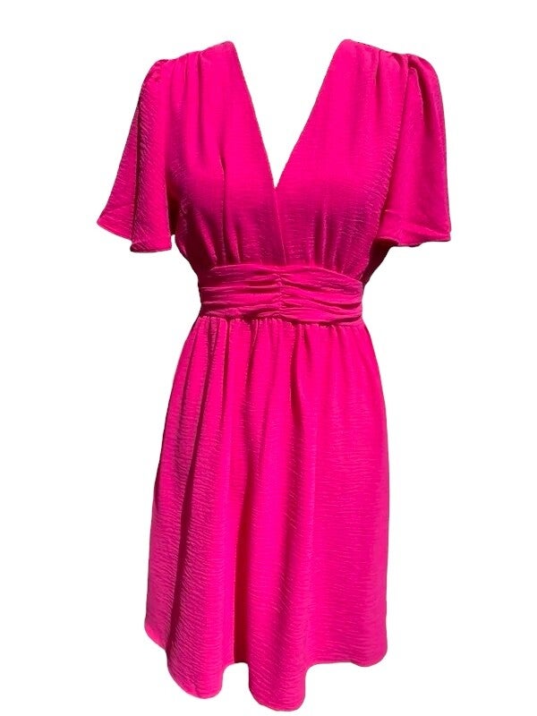 Robe Courte Georgia Fuchsia