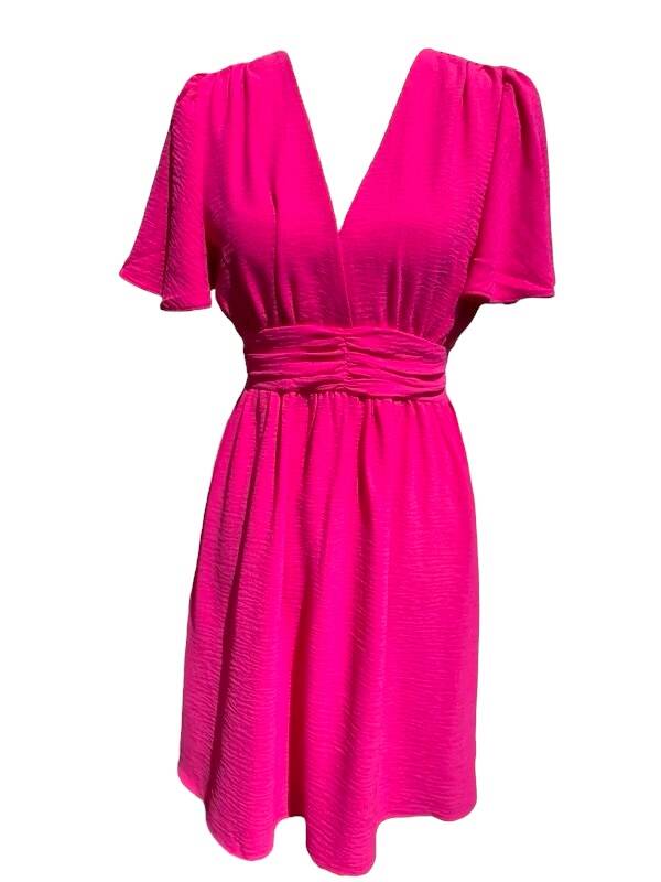 Robe Courte Georgia Fuchsia