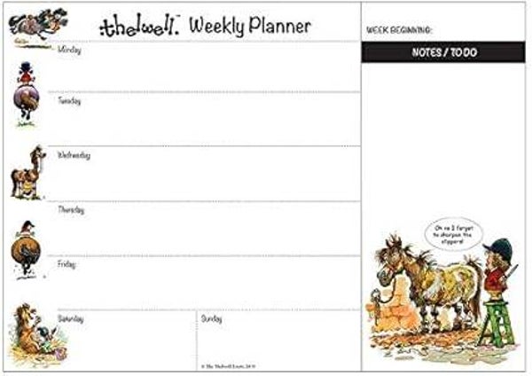 Ponies Weekly Planner by Thelwell