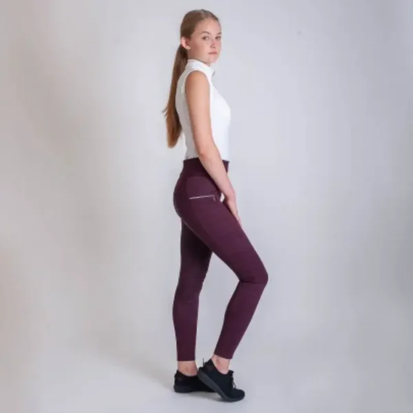 Gallop Equestrian High Waist Sophia Full Silicone Seat Tights