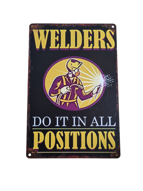 Metalen Wandbord - positions
