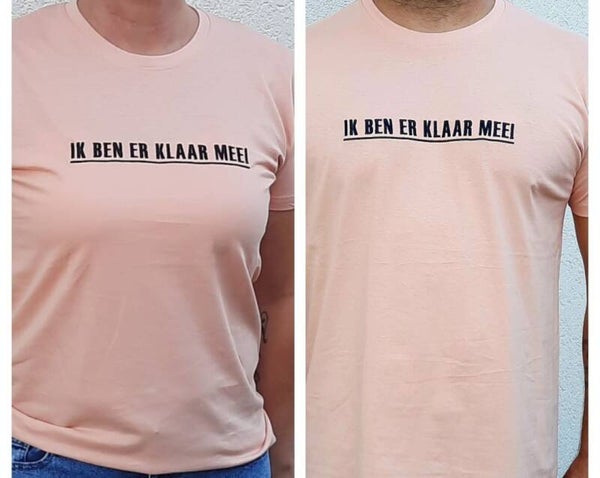 Zalm roze, T-Shirt Unisex