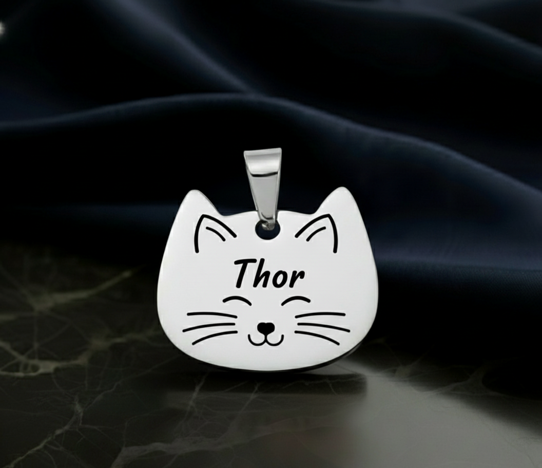 Médaillon tête de chat