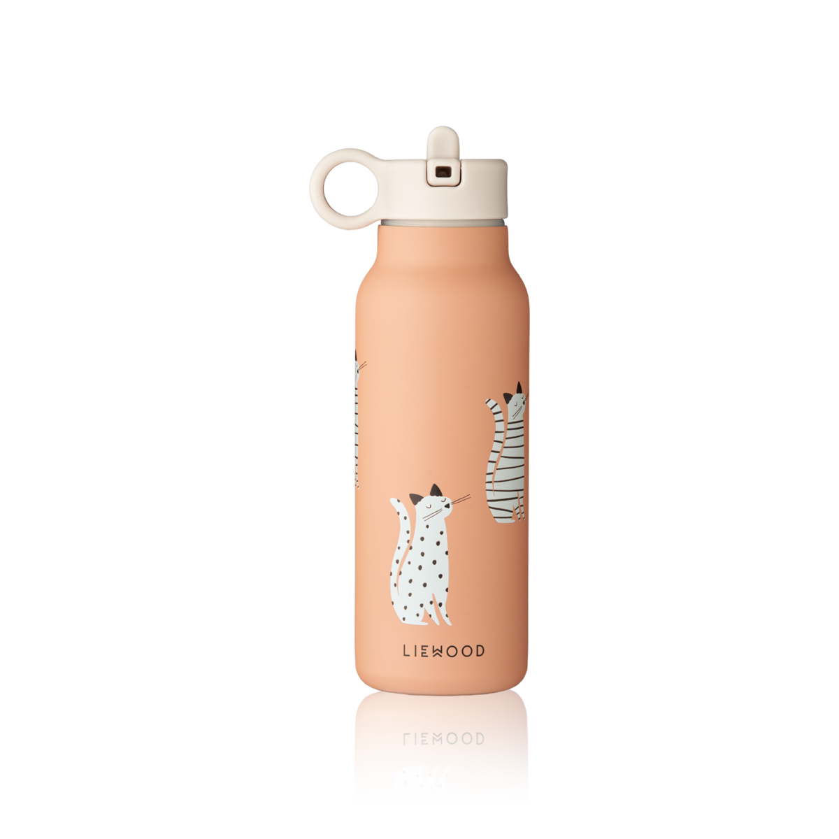 Liewood | Falk Water Bottle 350 ml | Cat / Tuscany rose