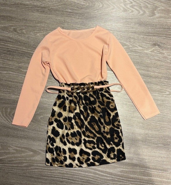 Panter dress - Roze