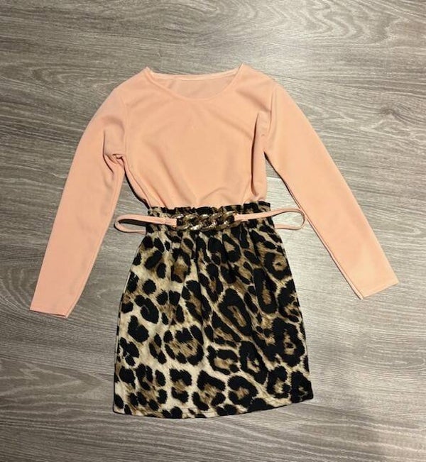 Panter dress - Roze